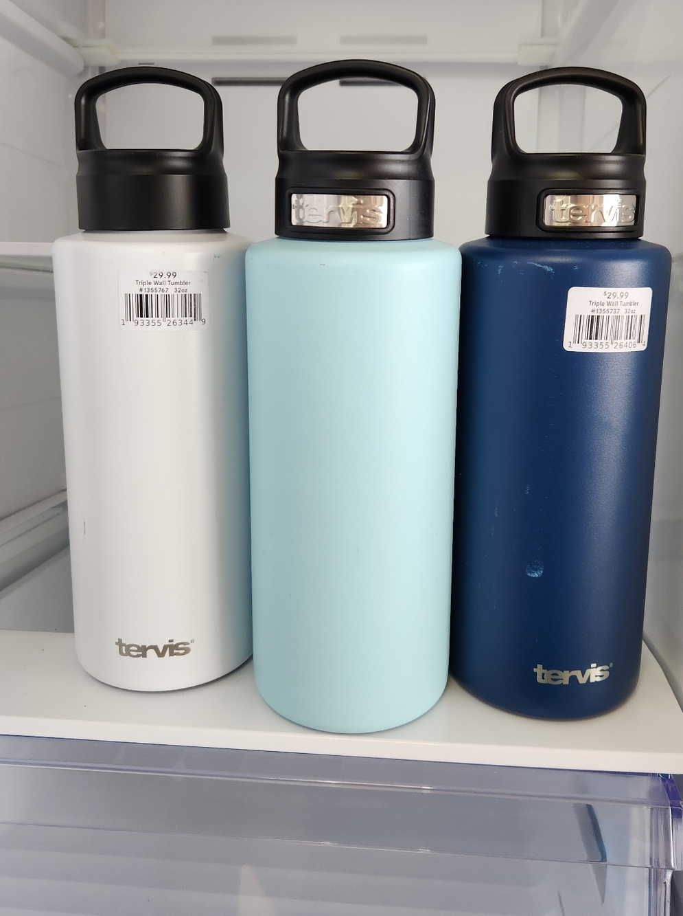 Set Of 3 Tervis 32 oz Stainless Insulated Bottles